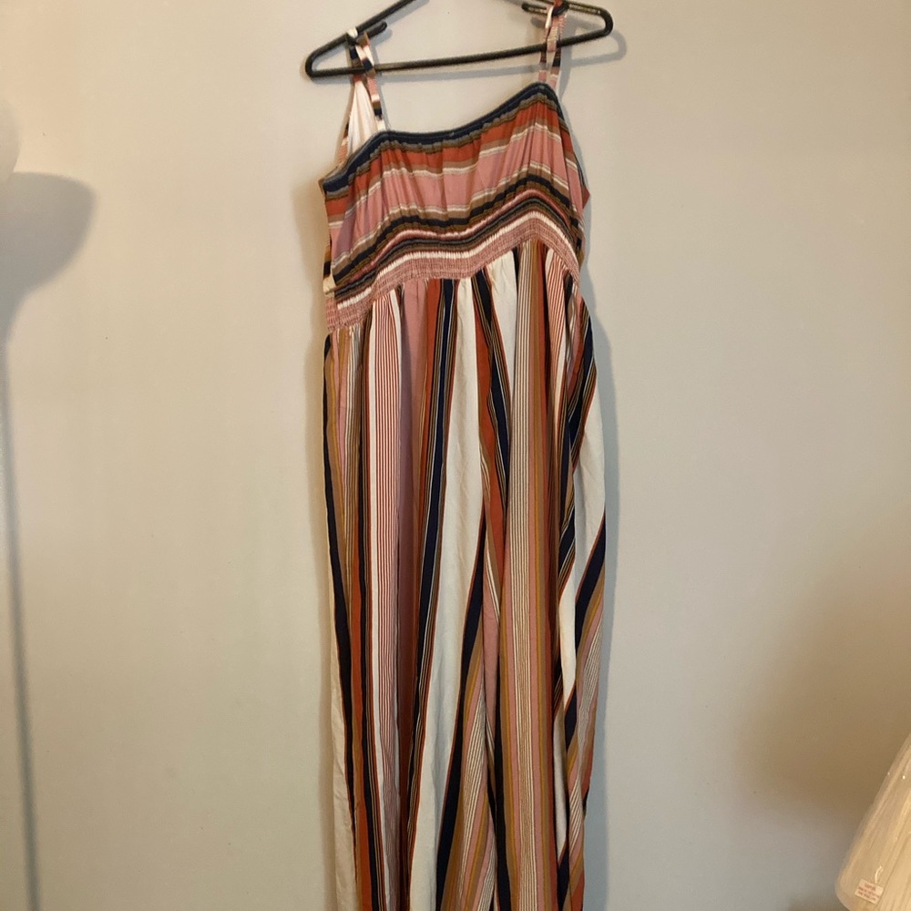 Striped Pants Jumpsuit
